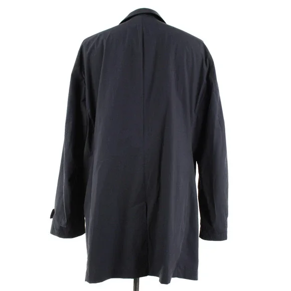 Schneiders Button Front Water Repellent Jacket Size 56 (46 US) In Blue Cotton - Picture 6 of 14